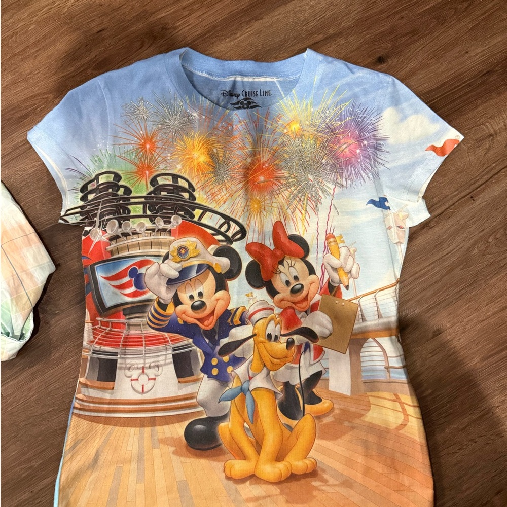 Disney Kids Tee - Blue and Red Adventure